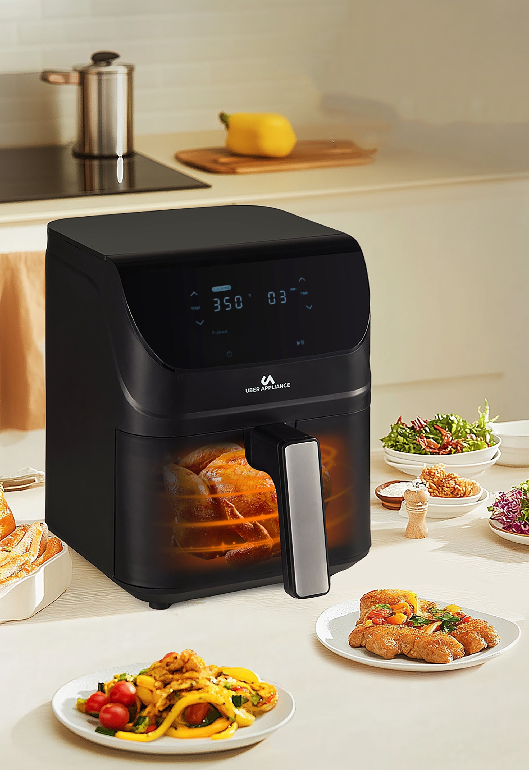 Power Airfryer XL Buy the Uber Appliance Air Fryer XL to Cook Large Air Fryer Recipes at Uber Appliance